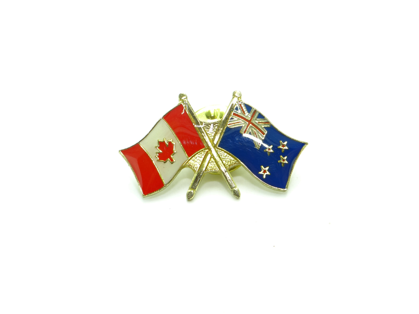 Country Lapel Pin Friendship New Zealand