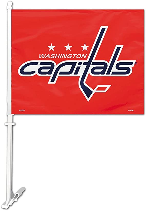 NHL Car Flag 11x15 Capitals