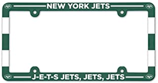 NFL License Plate Frame Plastic Jets