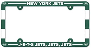 NFL License Plate Frame Plastic Jets