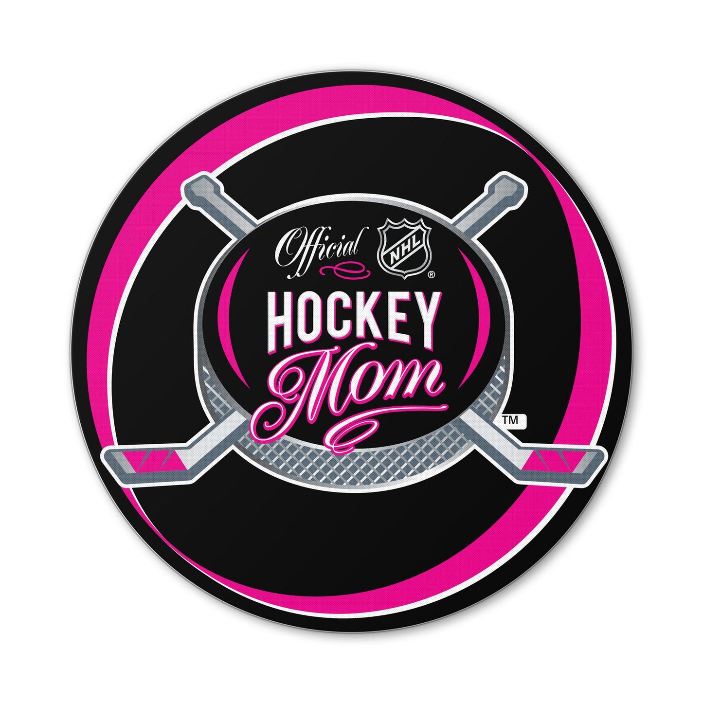 NHL Magnet 8" Logo Hockey Mom