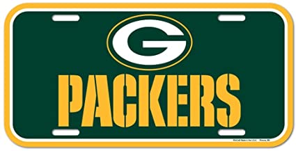 NFL License Plate Plastic Packers