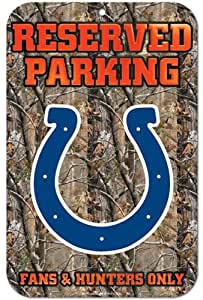 NFL Parking Sign Reserved Hunters Colts
