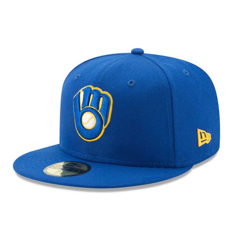 MLB Hat 5950 AC Perf Alt Brewers (Royal Blue)