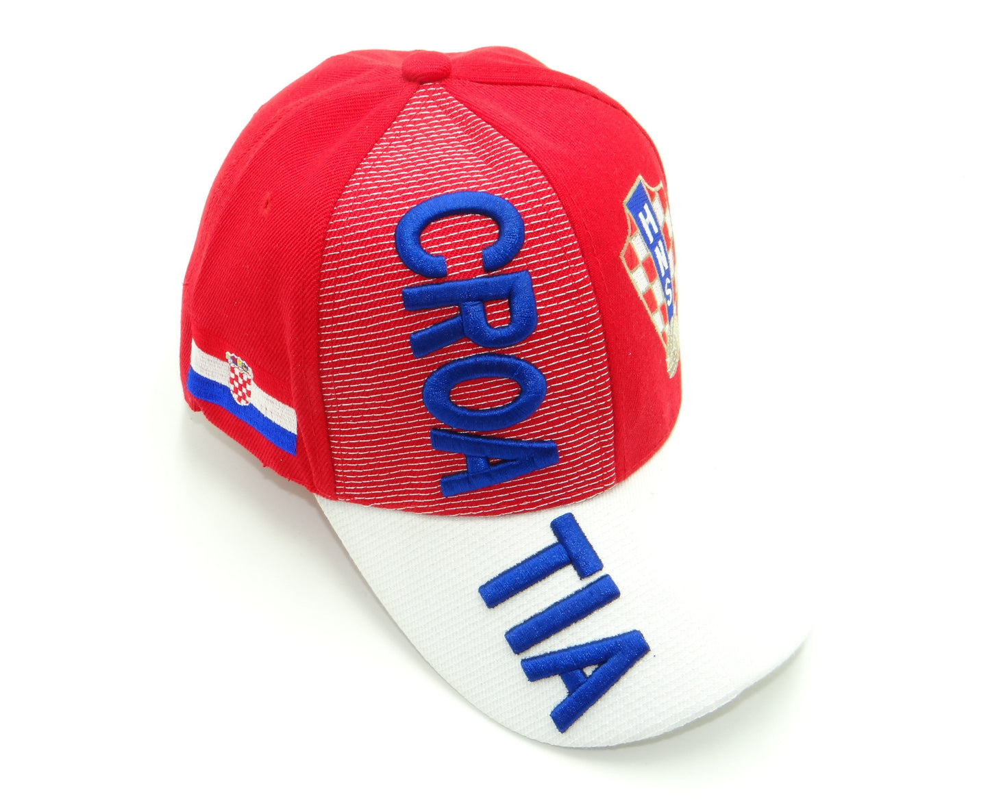 Country Hat 3D Croatia (Red and White)
