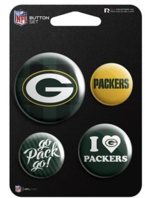 NFL Button Set Packers