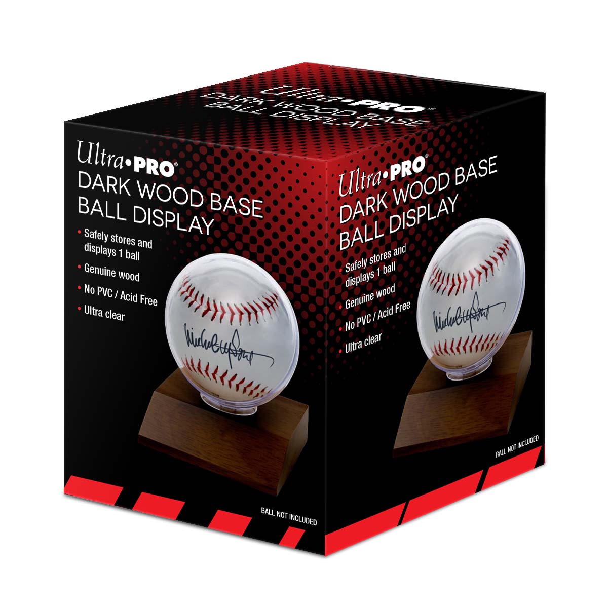 Baseball Display Wood (Dark)