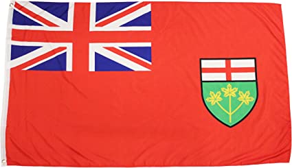 Provincial Flag 3x5 Ontario