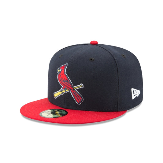 MLB Hat 5950 ACPerf Alt2 Cardinals (Navy Blue & Red)