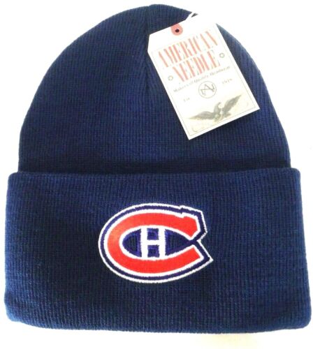NHL Knit Hat Replica Cuff Canadiens
