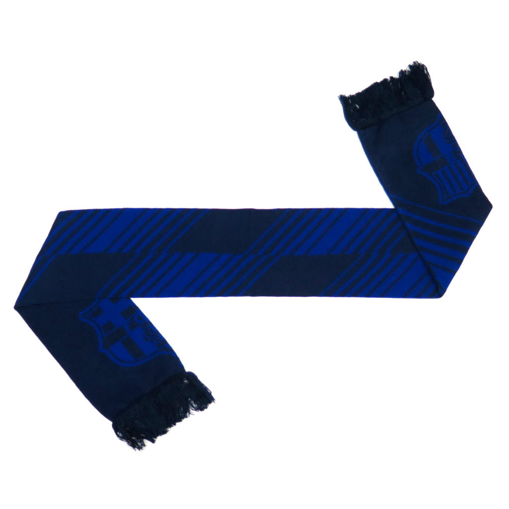 La Liga Scarf Double Sided Navy Striped FC Barcelona