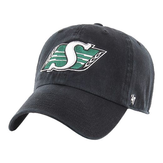 CFL Hat Clean Up Basic Roughriders (Black)