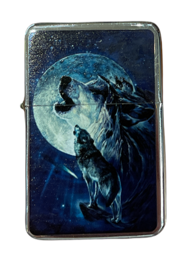 Star Lighter Wolf Howling At Moon