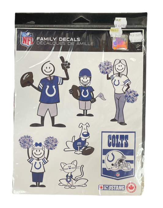 NFL Family Decals Colts