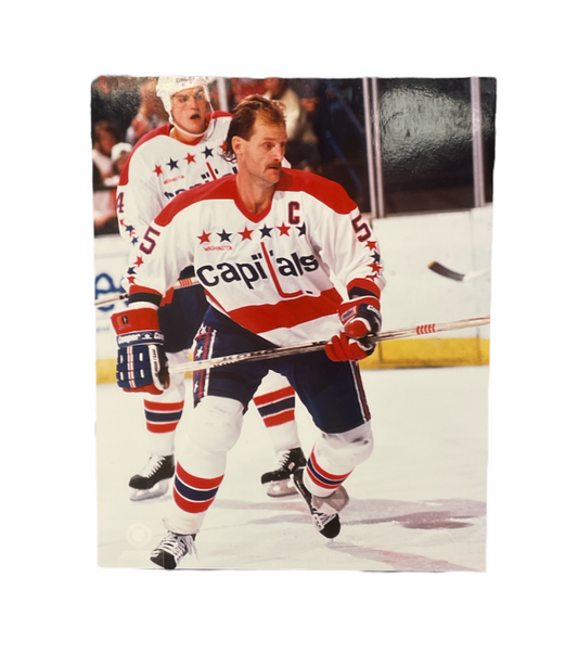 NHL 8x10 Vintage Player Photograph Rod Langway Capitals