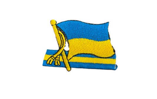 Country Patch Flag Ukraine (1 1/2 Inches)