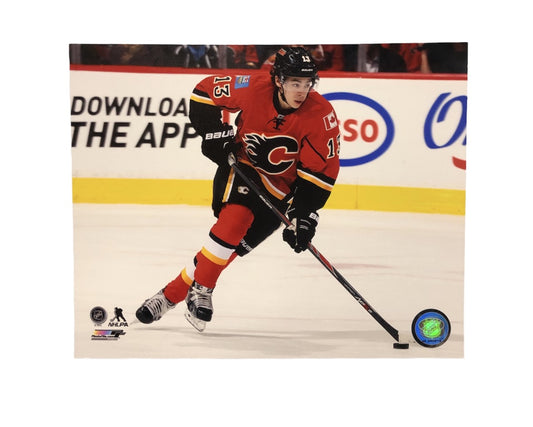 NHL 8x10 Player Photograph Horizontal Johnny Gaudreau Flames