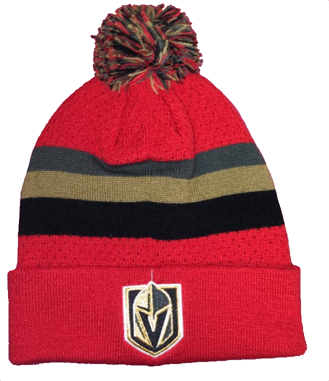 Outerstuff Reverse Retro Pom Knit Hat - NJ Devils - Youth