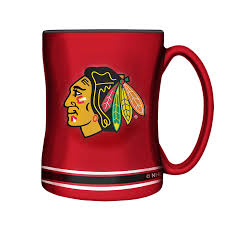 NHL Coffee Mug Sculpted Relief Blackhawks