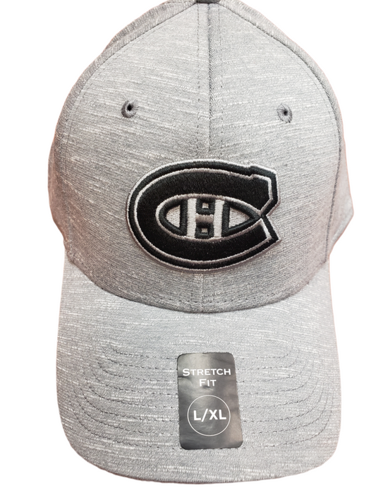 NHL Hat Stretch Fit Slub Heathered Canadiens
