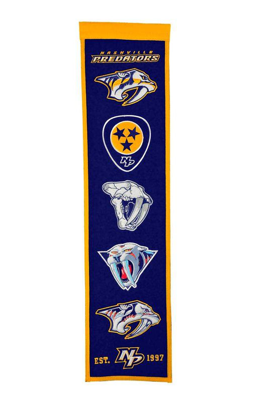 NHL Heritage Banner Predators
