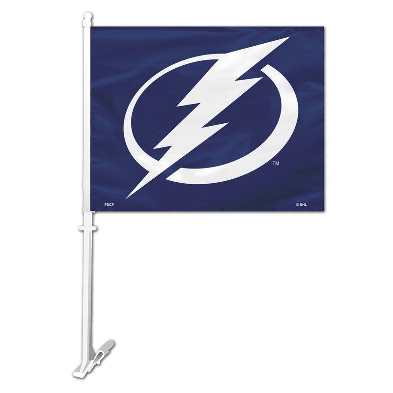 NHL Car Flag Logo Lightning