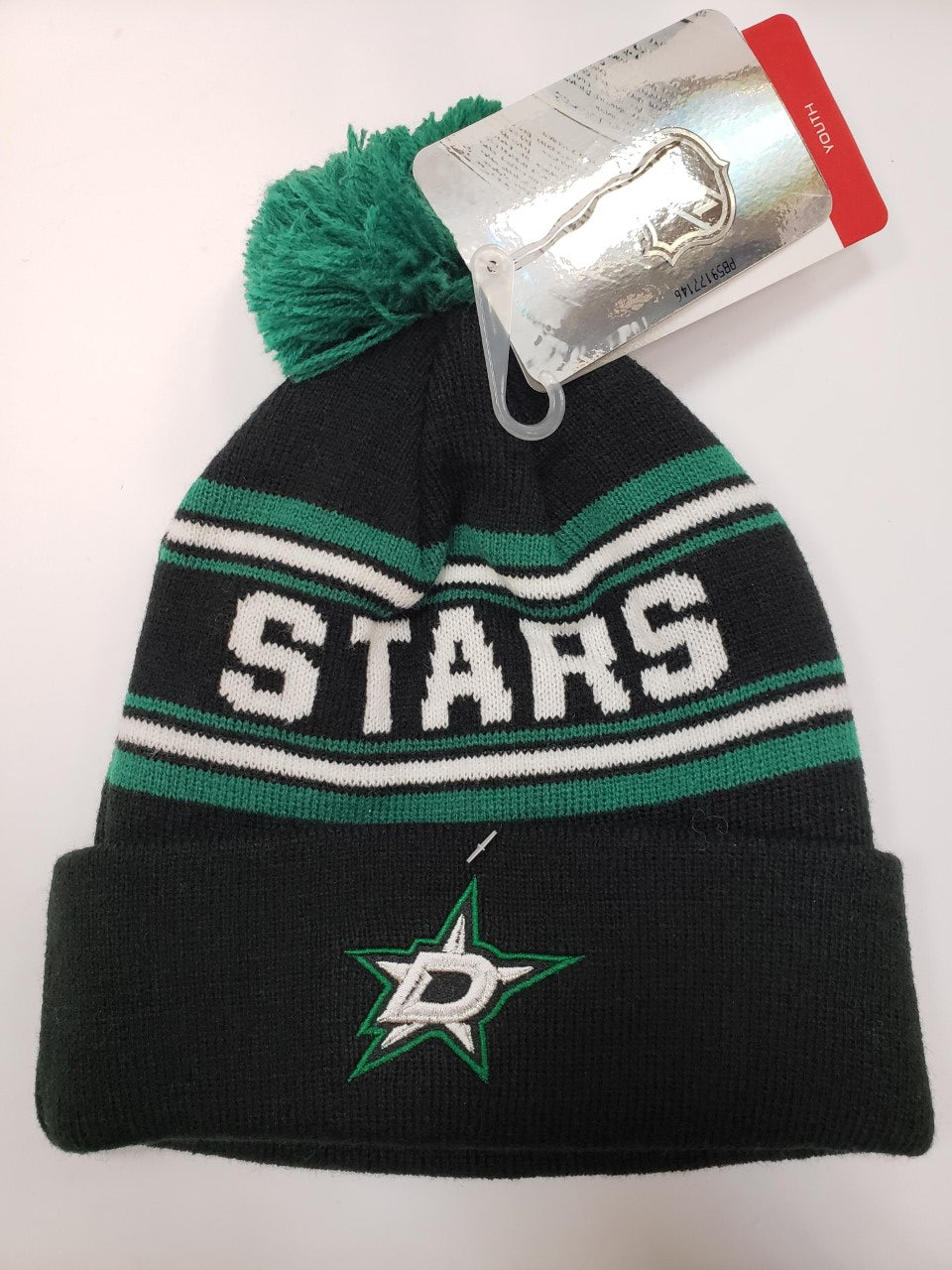NHL Youth Knit Hat Jacquard Wordark Stars