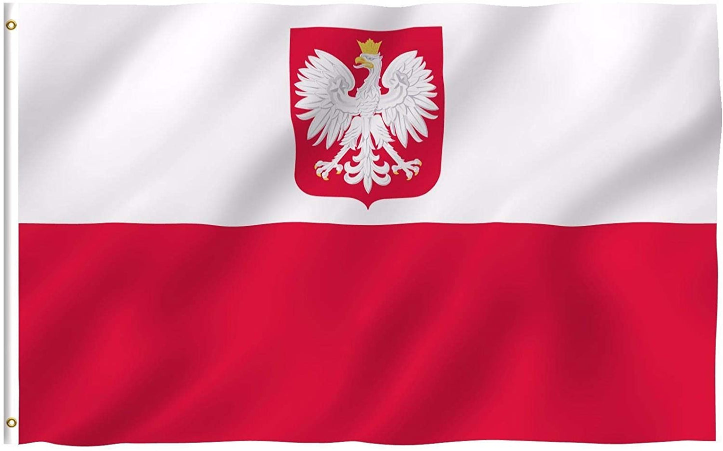 Country Flag 3x5 Poland (Coat of Arms)