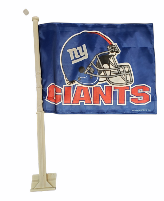 NFL Car Flag 11x15 Helmet Giants