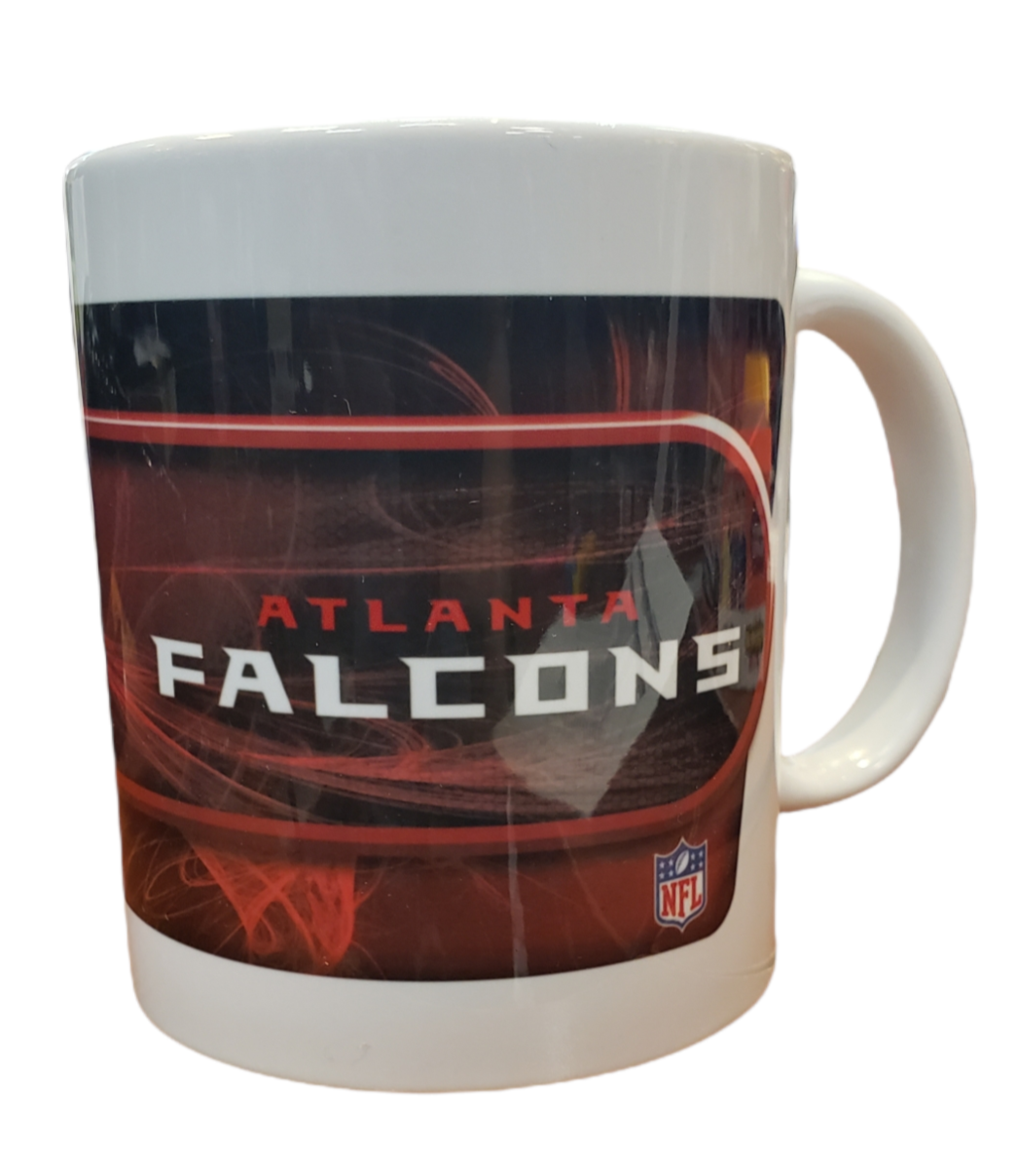 NFL Coffee Mug Subl. 11 Oz C-Handle White Falcons
