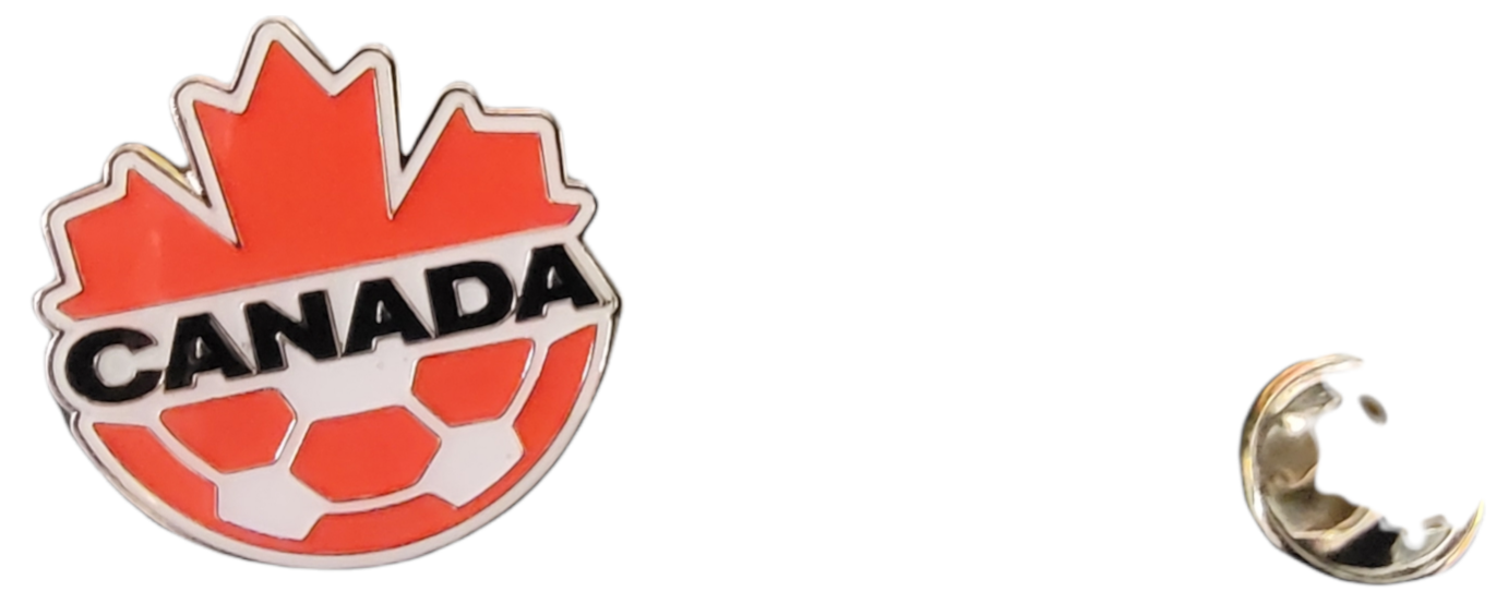 Soccer Canada Lapel Pin Logo Team Canada