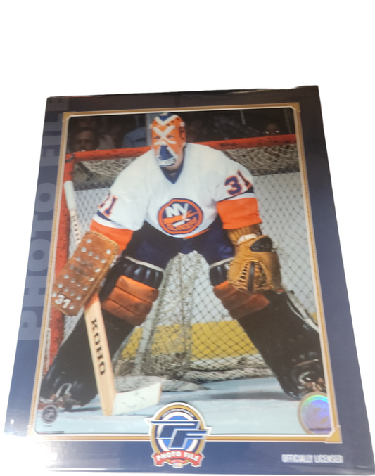 NHL 8x10 Vintage Player Photograph Stand Billy Smith Islanders