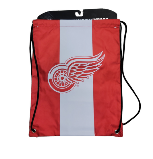 NHL Bag Drawstring Big Logo Red Wings
