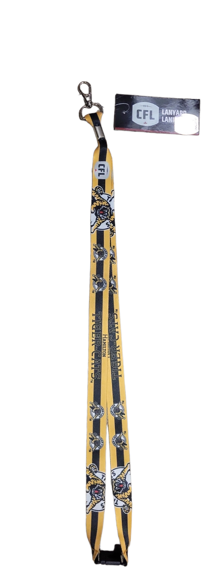 CFL Lanyard Sublimated Tiger Cats