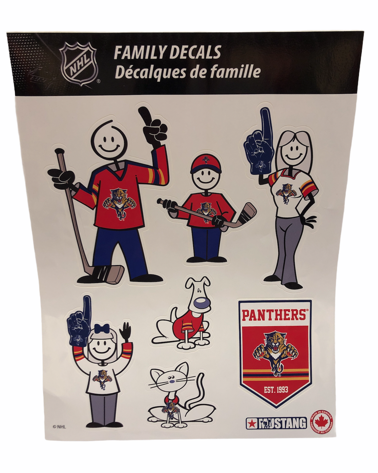 NHL Family Decals Panthers (1993-2016 Logo)