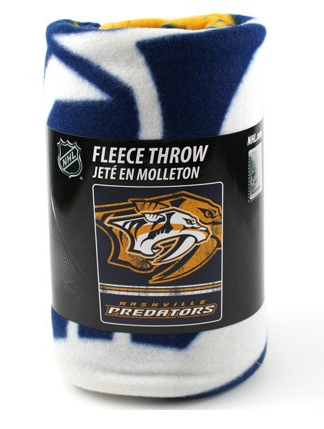 NHL Fleece Throw Predators