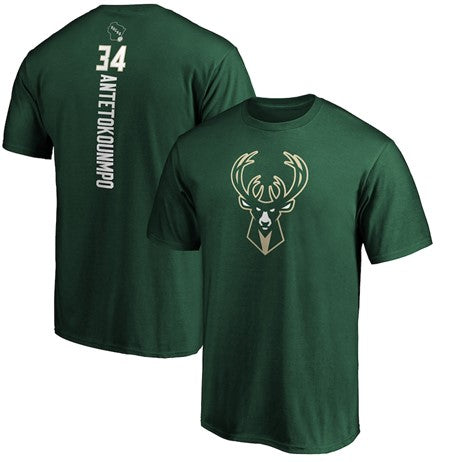 NBA Player T-Shirt Playmaker Giannis Antetokounmpo Bucks (Green)