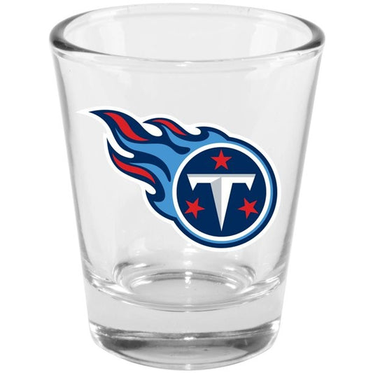 NFL Shot Glass 2oz Clear Titans