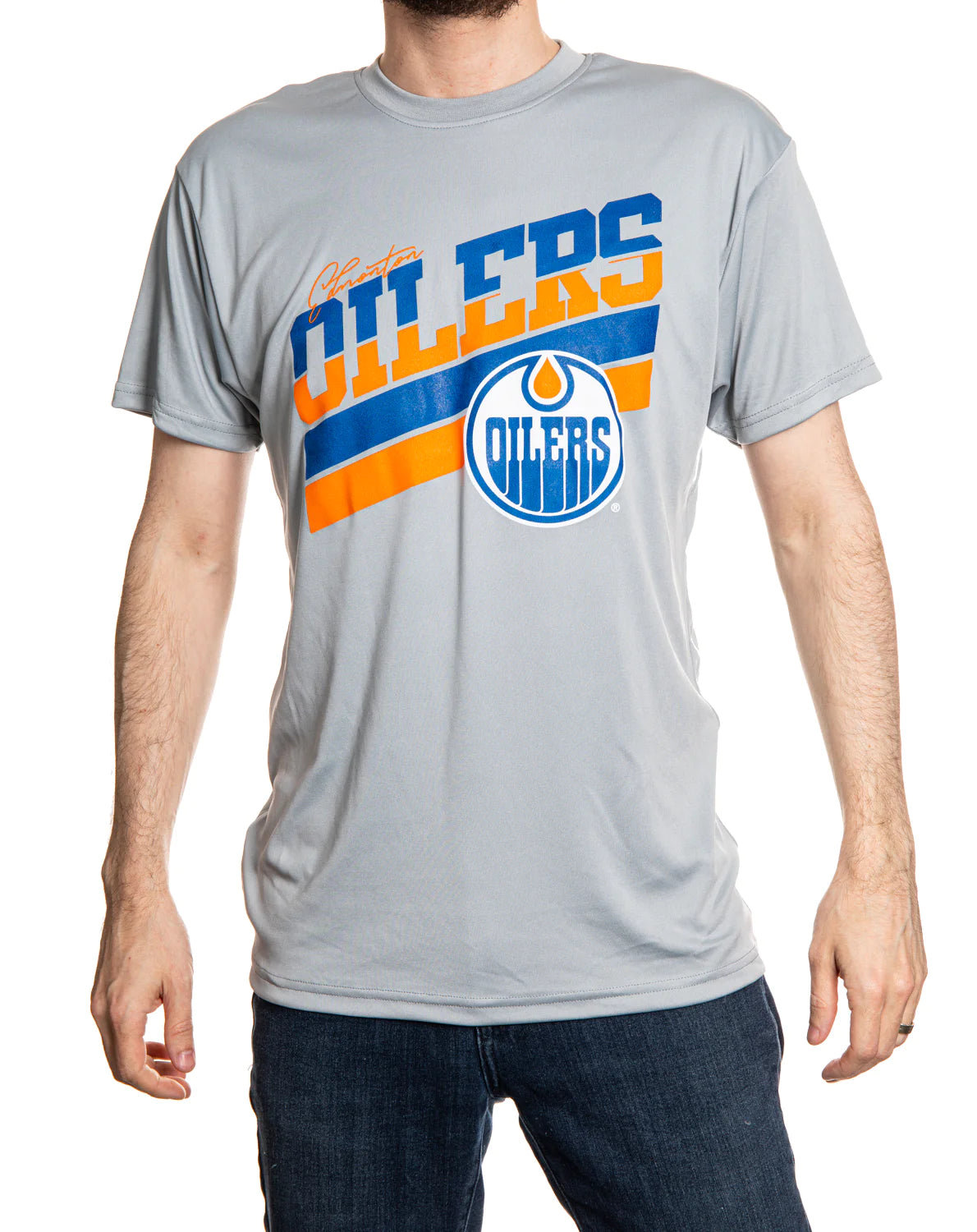 NHL T-Shirt Performance Rashguard Stripes Devils