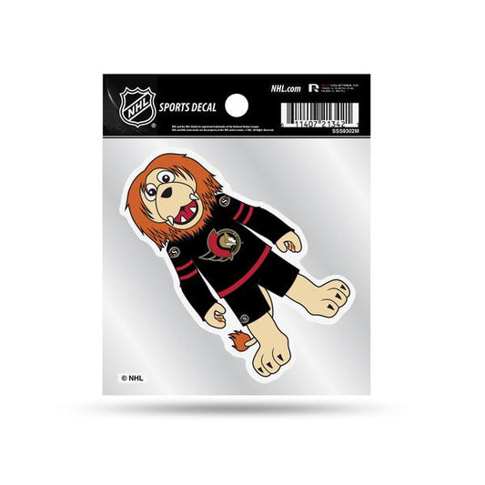 NHL Decal Weeded Mascot Senators