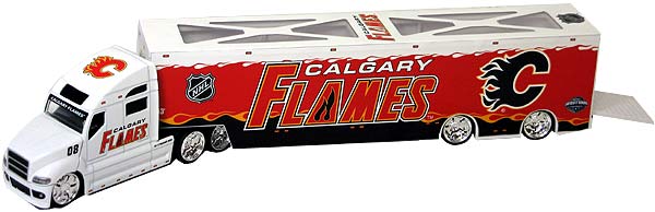 NHL Transport Truck Flames