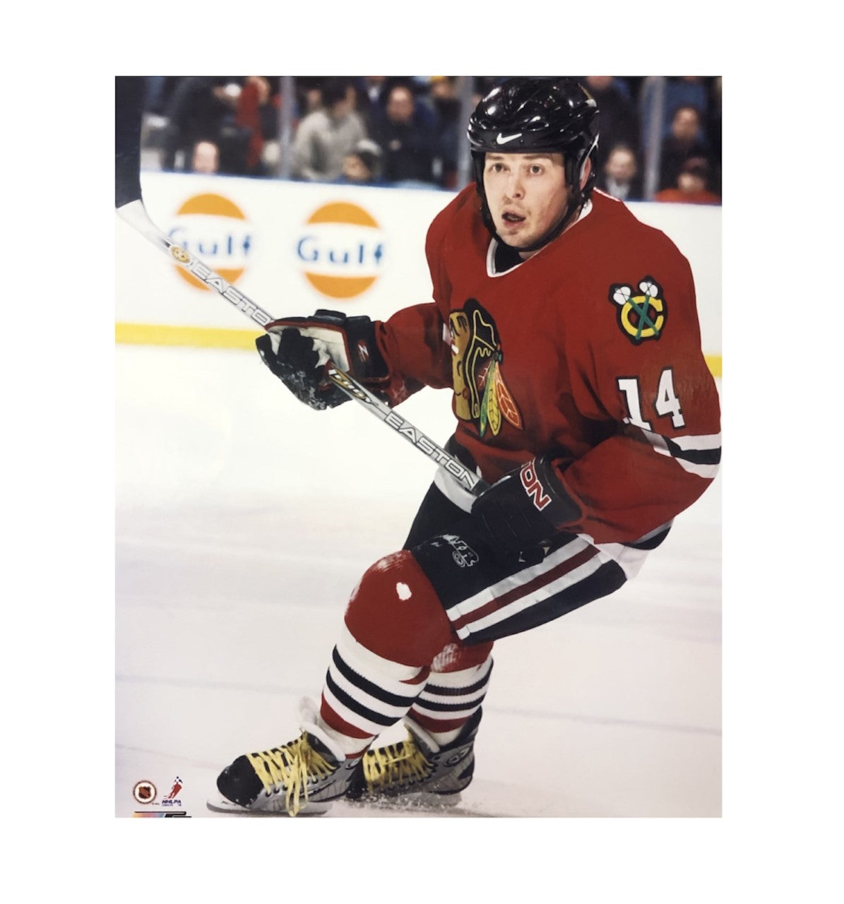 NHL 8x10 Vintage Player Photograph Theo Fleury Blackhawks