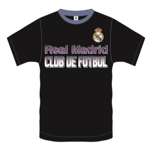 La Liga Youth Poly T-Shirt Wordmark Real Madrid CF