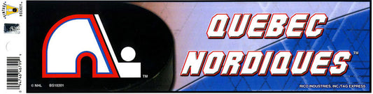 NHL Bumper Sticker Nordiques