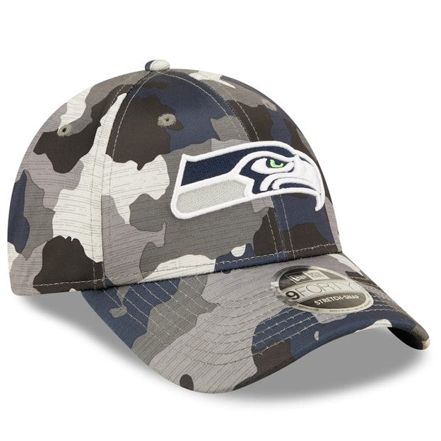 NFL Hat 940 Stretch Snap Training Camp Camo 2022 Seahawks