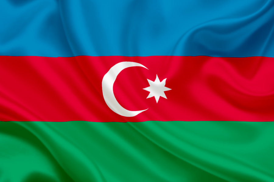 Country Flag 3x5 Azerbaijan