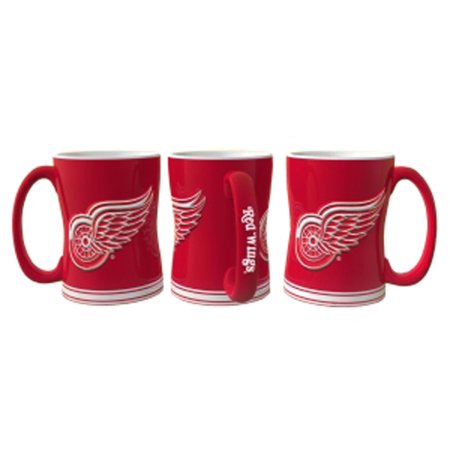 NHL Coffee Mug Sculpted Relief Red Wings