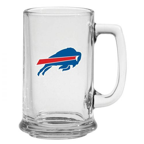 NFL Beer Mug 15 Oz Glass Sport Bills