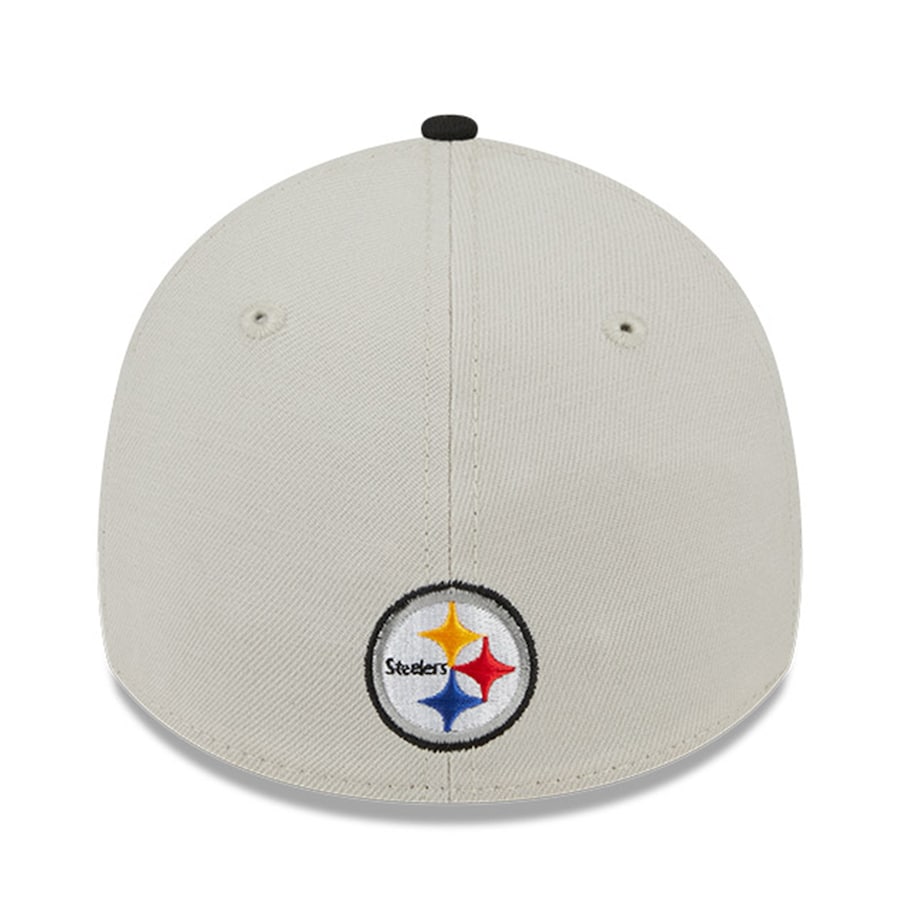 NFL Hat 3930 Draft 2023 Beige Steelers