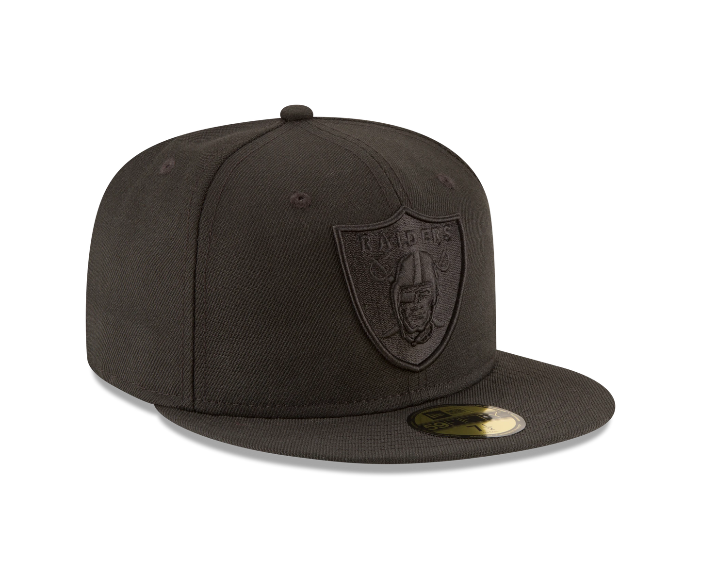 NFL Hat 5950 Blackout Raiders